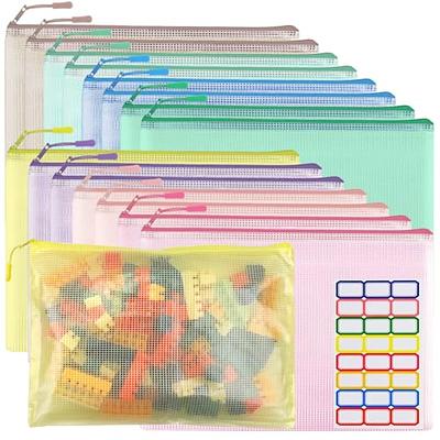  EOOUT 20pcs Mesh Zipper Pouch 8 Sizes Waterproof