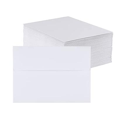 5 x 7 inch Envelopes A7 Card Invitation Postcard Envelopes 50 Pack White New