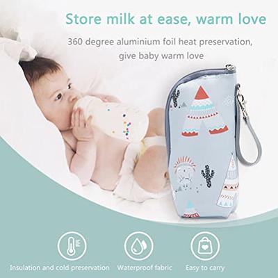 Momcozy Insulated Baby Bottle Bag, Breastmilk Cooler Bag 