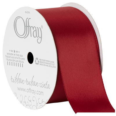  Offray, Black Grosgrain Craft Ribbon, 1 1/2-Inch, 1-1/2 Inch x  12 Feet