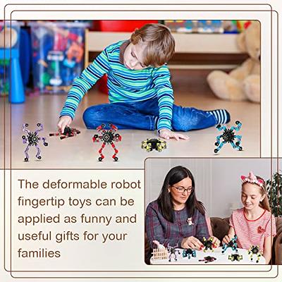 Kids DIY Deformable Stress Relief Toy Fingertip Spin Top Fidget Spinner  Transformable Creative Chain Mechanical Gyro Robot Toy - Realistic Reborn  Dolls for Sale