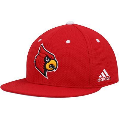 Men's adidas Black Louisville Cardinals On-Field Baseball Fitted Hat