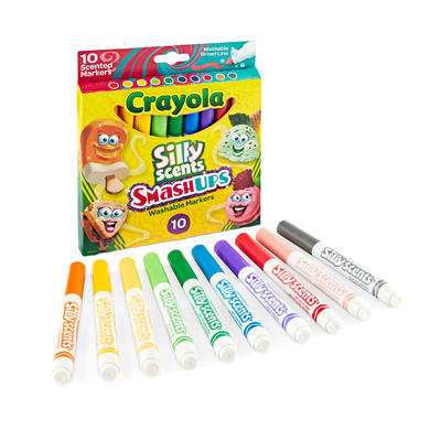 Crayola Silly Scents Sweet Dual-Ended Markers - Assorted - 10 / Set