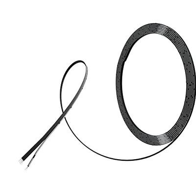 BNTECHGO 26 Gauge Silicone Ribbon Cable Flexible 6P Black 25 ft