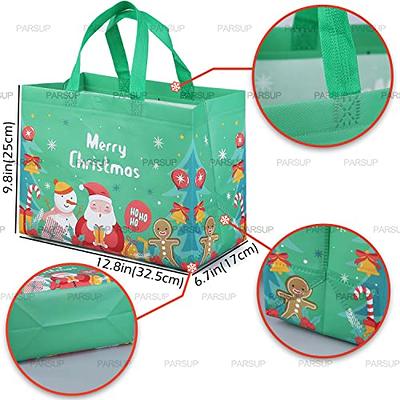 PARSUP 16PCS Christmas Gift Bags,Christmas Tote Bags with Handles, Christmas  Treat Bags, Multifunctional Non-Woven Christmas Bags for Gifts Wrapping  Shopping, Xmas Party Supplies, 12.8×9.8×6.7 - Yahoo Shopping