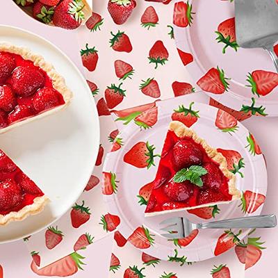 Strawberry Party Tableware Set,Strawberry Birthday Party Decoration,Summer  Fruit Party Supplies Paper Plates Napkins Tablecloth for 25 Guests Perfect  for Birthday Summer Fruit Party 1st Party - Yahoo Shopping