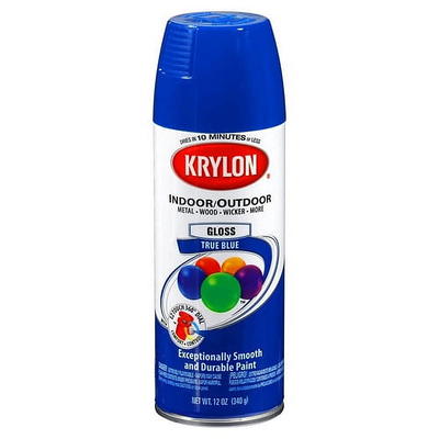 Krylon Industrial K01910A07 Spray Paint, True Blue, Gloss