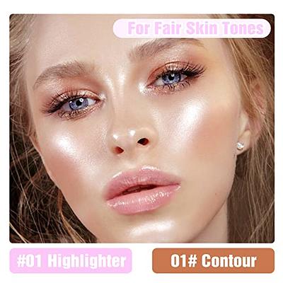 contouring makeup for fair skin