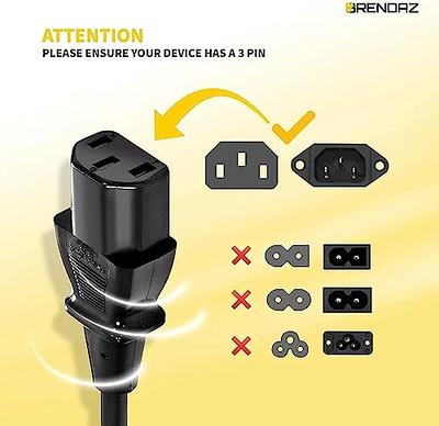 Power Cord Compatible with Cricut Maker 3 Cutting Machine 24VDC Power  Replacement Cord Compatible with Cricut Maker 3 Power Adapter & Cord(White)