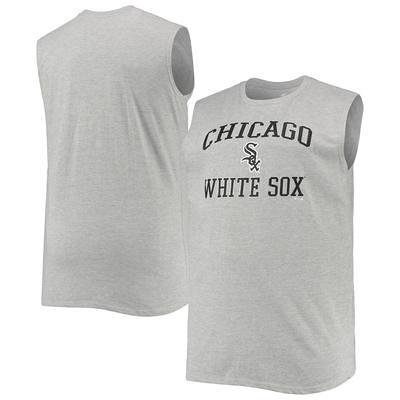 Profile Men's Black Chicago White Sox Jersey Muscle Sleeveless Pullover  Hoodie