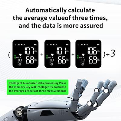 Merdary Blood Pressure Cuff Wrist with APP Tracking︱FDA Registered High  Accuracy Wrist Blood Pressure Monitor with Heartbeat Monitoring︱High  Capacity Lithium Battery︱Multi User and Independent Data - Yahoo Shopping