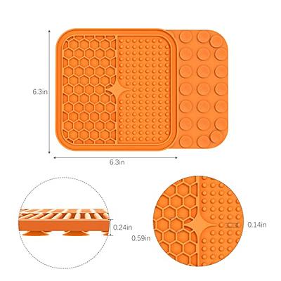 MateeyLife Large Lick Mat for Dogs & Cats with Suction Cups 2PCS, Dog Lick  Mat for