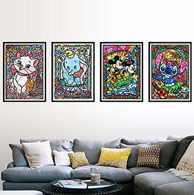PALODIO 5D Diamond Painting Cross Stitch Kits Pet, Paint with Diamonds Art  Cartoon Paint by Numbers Full Round Drill Crystal Rhinestone Home Wall
