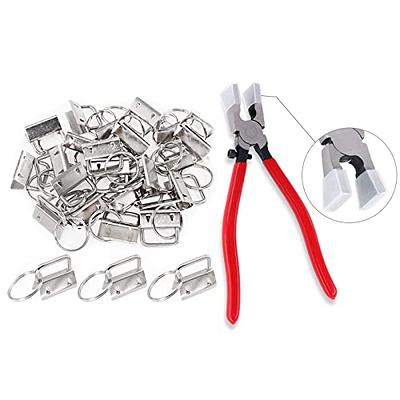 MELORDY 15Pcs Metal Swivel Snaps Hooks with D Rings and Tri-Glides