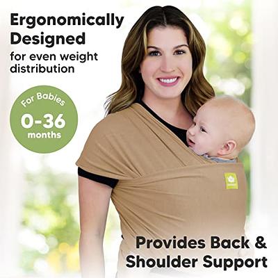 KeaBabies Baby Wrap Carrier - All in 1 Original Breathable Baby Sling,  Lightweight,Hands Free Baby Carrier Sling, Baby Carrier Wrap, Baby Carriers  for