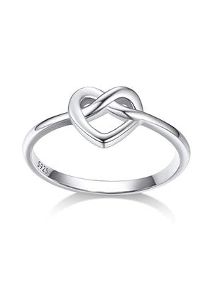 Shop LC 925 Sterling Silver Fidget Ring Men Spinner Ring Moon Star Anxiety  Ring for Women Wedding Band Platinum Plated Statement Jewelry Stress Relief  Bridal Engagement Rings Size 10 Valentines Day - Yahoo Shopping