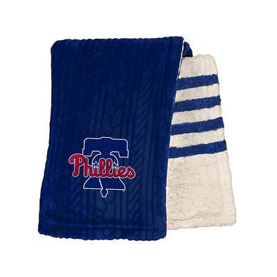 Philadelphia Phillies Retro Stripe Flannel Fleece Blanket