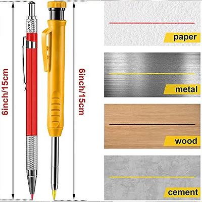 Carpenter Pencil Deep Hole Mechanical Pencil Architect Construction Marker  