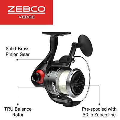 Spinning Fishing Reel, Zebco 33 Right Or Left Handed Metal Fishing Spincast  Reel