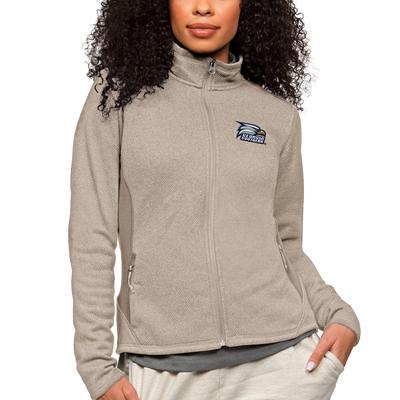 Women's Antigua Oatmeal Denver Broncos Fortune Half-Zip Pullover Jacket -  Yahoo Shopping