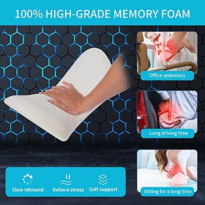 Back Support Pillow Lumbar Support Pillow for Sleeping, Memory Foam Neo  Cushion