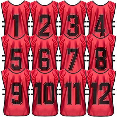 Sports Training BIBS Vests Jerseys for Kids Youth, Basketball Soccer  Football Mesh Vest 