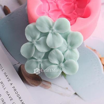 Three Petal Flower Candle Mold-Flower Silicone Mold-Plaster Fondant Candy  Chocolate Mold-Food Grade Soap Mold - Yahoo Shopping