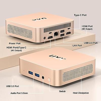  Beelink Mini PC, AMD Ryzen 7 5700U(8C/16T, Up to 4.3GHz), 16GB  DDR4 RAM 500GB PCIe3.0 x4 SSD, SER5 Pro Mini Desktop Computer Support 4K  Triple Display/DP/HDMI/USB 3.2/WiFi 6/BT5.2, Gaming/Office/Home :  Electronics