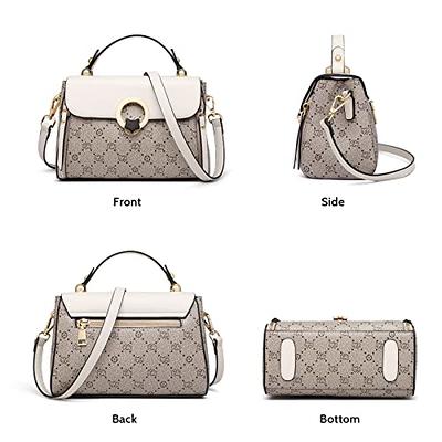 FOXLOVER Small Crossbody Bags for Women,Mini PVC Leather Ladies