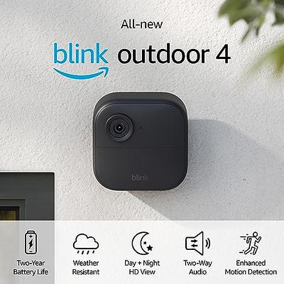 Blink Mini – Compact indoor plug-in smart security camera, 1080p HD video,  night vision, motion detection, two-way audio, easy set up, Works with  Alexa – 3 cameras (Black)