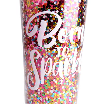 Customizable 16oz Tumbler (Matte) - Sprinkled With Pink