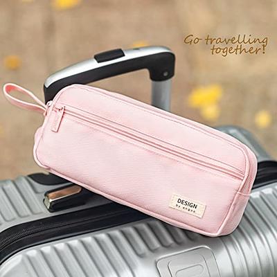 HVOMO Large Pencil Case High Capacity Holder Box Storage bag Desk Organizer  Marker Pouch Pen For Middle School Office College Adult Girl and Boy(Pink)  - Yahoo Shopping