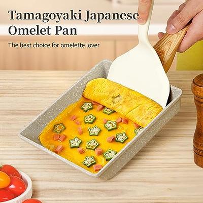Stainless steel Japanese tamagoyaki pan omelette egg kitchen frying pan