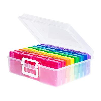 4 x 6 Photo Storage Box Clear Organizer Case Hold 1600 Pictures Keeper  Container