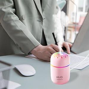 Small Humidifiers for Bedroom,Desk Humidifier,Portable Humidifiers