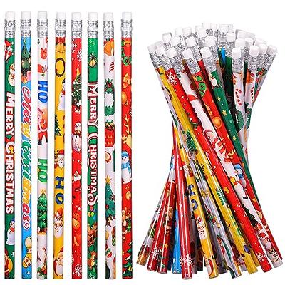 Harloon Christmas Pencils Bulk with Eraser Stationery Pumpkin