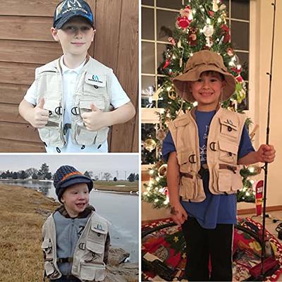 Maxcatch Kids Fly Fishing Vest Youth Vest Pack, 100% Cotton (S