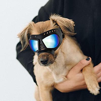NAMSAN Dog Sunglasses Medium Breed UV Protection Pug Dog Goggles