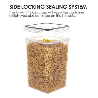 Airtight Food Storage Container, Plastic Sealed Kitchen And Pantry