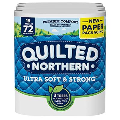 Quilted Northern Ultra Plush Toilet Paper, 18 Mega Rolls = 72 Regular Rolls