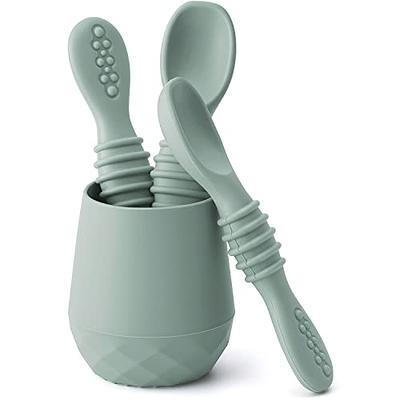Buy Wholesale China Baby Utensil Set, Silicone Trainer Spoons For Dipping,  Soft Tip, Self-feeding, Chew,baby Led Weaning, First Year Training Supplies  & Baby Spoon at USD 1.45