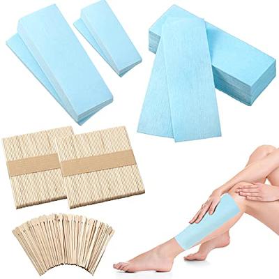 100 Pieces Non-woven Waxing Strips Hair Removal Wax Paper 