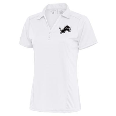 Antigua Men's Detroit Lions Tribute Black Polo