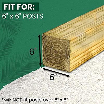 Wooden Fence Post Caps - Wood Deck Post Tops