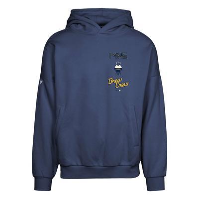 Milwaukee Brewers Levelwear City Connect Zander Insignia Core Quarter-Zip  Pullover Top - Navy