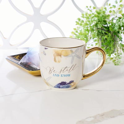 Christian Art Gifts Large Ceramic Bible Verse Coffee & Tea Mug for