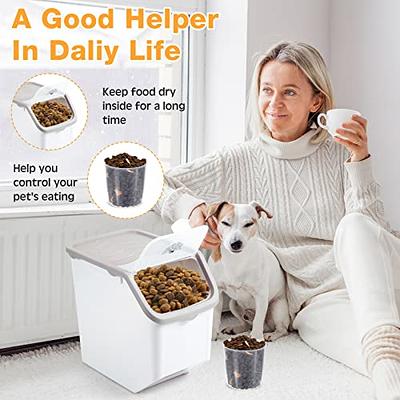  TBMax Dog Food Storage Container for Small Pet, Cat