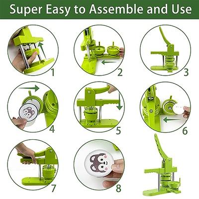 75mm round button making machine kit on hot sale