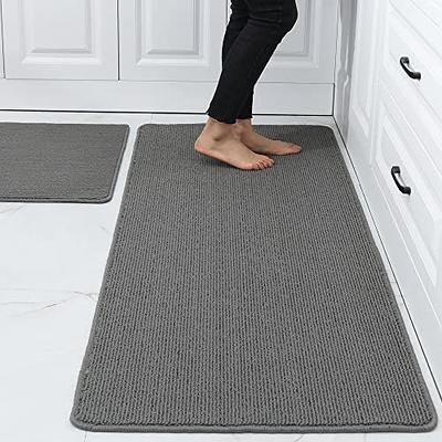 GelPro Designer Comfort Anti,Fatigue Flatweave Kitchen Floor Mat, 20 x 40  , Brownie