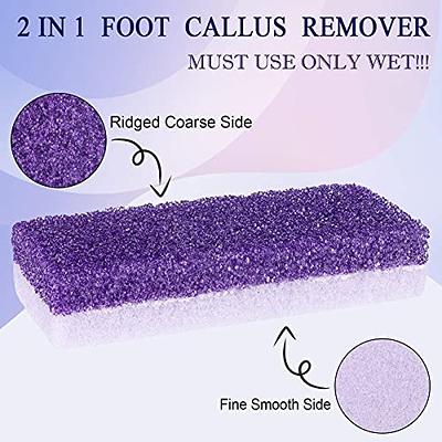 Maryton Foot Pumice and Scrubber for Feet and Heels Callus, Salon Pedicure Tools Dead Skin Remover, Pedi Gifts for Men Women, 2 Count